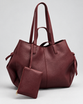 Sac Cabas avec Pochette — Bordeaux