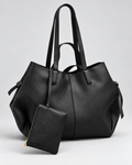 Sac Cabas avec Pochette — Noir