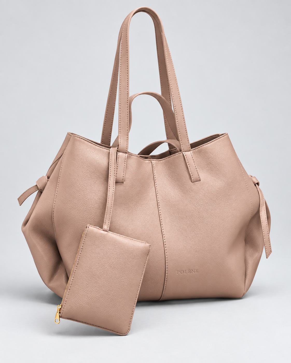 Sac Cabas avec Pochette — Rosé