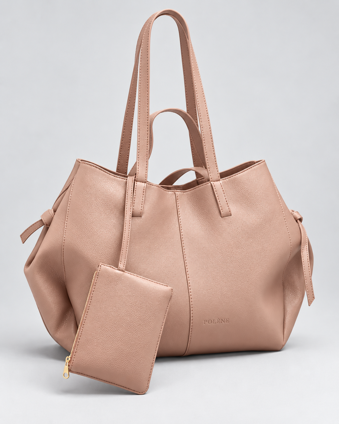 Sac Cabas avec Pochette — Rosé